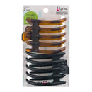 Scunci No-Slip Grip Inner Teeth Hair Clip, 2-Count per Pack (1-Pack) Scunci