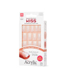 KISS Salon Acrylic Natural Nails 28pc Euphoria KSAN02 KISS