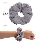 9-Row Cushion Nylon Bristle And Travel Brush Black Grey Beige Women Satin Silk Hair Scrunchies Enjoy Holiday 1981