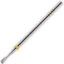 USA PANA Professional 3/32" Shank Size - Small Pear Shape Silver Carbide Bit Extra Fine Grit - Nail Drill Bit for Manicure Dremel Machine PANA