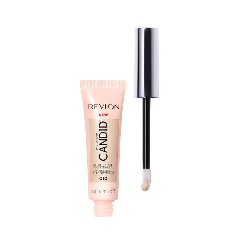 Revlon PhotoReady Candid Concealer, with Anti-Pollution, Antioxidant, Anti-Blue Light Ingredients, without Parabens, Pthalates and Fragrances; Vanilla.34 Fluid Oz REVLON