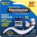 Dentemp Maximum Strength Lost Fillings and Loose Caps Repair, Pack of 6 MAJESTIC DRUG