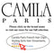 Camila Paris CP2906 French Hair Clips for Women, Girls Hair Claw Clips Jaw Fashion Durable and Styling Hair Accessories for Women, Strong Hold No Slip Grip, Made in France. 2 inch Amber Camila