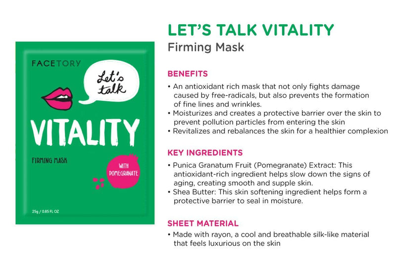 FaceTory 6 Sheet Mask Gift Set | Hydrate, Brighten, Moisturize for Glowing Skin FACETORY Store