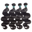 Brazilian Virgin Body Wave Human Hair Bundles Ayisha Hair 4 Bundles Body Wave Human Hair 100% Human Hair Weave Body Wave Extensions Bundles Natural Color Body Human Hair 4 Bundles for Black Women Seekomi