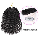 9 Bundles/lot Marlybob Crochet Hair 8 Inch Synthetic Braiding Hair curly Braids Kinky Curl Hair Bundles for Women(1B