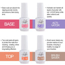 Aikker 13pcs Acrylic Dipping Powder Nail Starter Kit 8 Color Dip Powder - French Set AK09 Aikker Store