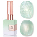 Double Rhythm 0.5 Oz Gel Nail Polish Neutral Natural Same Color Same Bottle Translucent Light Milky Pastel 15ML Manicure French Design Art DIY at Home (Pearl Green-B1146) Infinity Warehouse