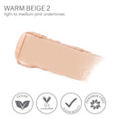 Camera Stick Foundation by True + Luscious - Full Coverage Cream Foundation - Non-Comedogenic & Hydrating Formula - Vegan, Paraben Free, & Cruelty Free - 0.49 oz (Shade 2: Warm Beige) True + Luscious Store