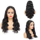 Amanda Body Wave Lace Front Wigs Human Hair Per Plucked Brazilian Virgin Human Hair Middle T Part Lace Wig with Baby Hair For Black Women Natural Color(20”body) Amanda