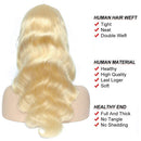 Blonde Lace Front Wigs Human Hair 613 Body Wave Wig 4x4 Lace Closure Human Hair Wigs for Black Women Pre Plucked with Baby Hair 150% Density Brazilian Virgin Hair (20 Inch, 613 Human Hair Wigs) ANNELBEL