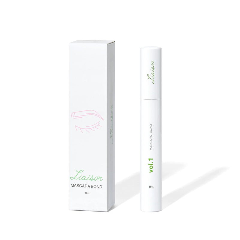 Mascara Bond (4ml) Volumizing & Lengthening Mascara with Peptide Growth Complex for Long Lashes - No Clump, No Glue with Lash Growth Serum - Enhance Volume, Definition, and Strength for Fuller Lashes Infinity Warehouse