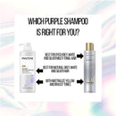 Pantene Silver Expressions, Purple Shampoo and Hair Toner, Pro-V for Grey and Color Treated Hair, Lotus Flowers, 17.9 Fl Oz Pantene