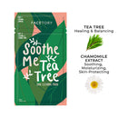 FaceTory Soothe Me Tea Tree 2-Step Sheet Mask with Tea Tree Oil and Chamomile Extract - For Acne Prone Skin, Made in Korea - Soothing, Hydrating, Calming, and Balancing (Pack of 10) FACETORY