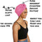 Turbie Twist Microfiber Hair Towel Wrap for Women and Men | 4 Pack | Bathroom Essential Accessories | Quick Dry Hair Turban for Drying Curly, Long & Thick Hair (Pink, Blue, Grey, White) Turbie Twist