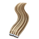 Hairro Tape in Human Hair Extensions 16 Inch Long Straight