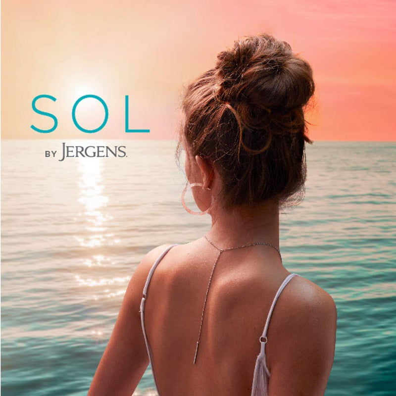 SOL by Jergens Self Tanner Applicator Mitt, Flawless, Streak-free Tanning Blender Glove, Sunless Tanning, Reusable Tanning Mitt Protects Hands Jergens