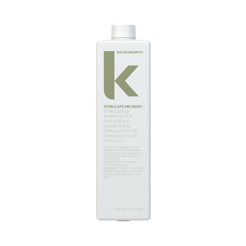 KEVIN.MURPHY STIMULATE-ME.WASH - Clarifying Shampoo for Hair & Scalp - For All Types - Stimulates Hair - Strengthening - Cruelty Free Shampoo - 1 L / 33.8 fl oz Infinity Warehouse