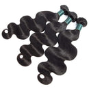 Brazilian Body Wave Human Hair Bundles 3 Bundles Body Wave Human Hair 100% Unprocessed Human Hair Weave 18 20 22 inch Body Wave Extension Bundles Natural Black Body Wave 3 Bundles for Black Women Seekomi