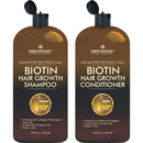 First Botany, Biotin Hair Growth Shampoo Conditioner Anti Hair Loss Thickening formula Collagen & Stem Cell For Hair Regrowth Anti Thinning Sulfate Free For Men Women Anti Dandruff Treatment 16 oz x2 Infinity Warehouse