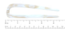 French Amie Ivory White Cream Handmade Large Cellulose Acetate Chignon Bun Holder U Hair Pin Stick (Ivory white cream) French Amie