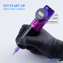Mast Archer Wireless Tattoo Machine Rotary Pen Style Supply Coreless Motor 2,000mAh Battery Power (Gradient blue) MAST TATTOO