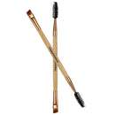 Wismee 6Pcs Eyebrow Brush Set Reusable Angled 2 in 1 Dual Ended For Eyebrow Lash Brush Spoolie Brush for Eye Brow Makeup Tool Kit (2 colors) Wismee