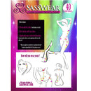 Sasswear Blacklight Heart Body Stickers - Neon, 40/pk Sasswear