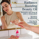 Heritage Store Rose Oil Nourishing Treatment | Hydrates for a Fresh, Natural Glow | Dry to Combination Skin | Vegan, 1oz Heritage Store