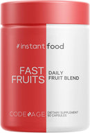 Codeage InstantFood Easy Veggies + Fast Fruits Bundle – Vegetable & Fruit Blend Capsule Supplement – Plant-Based Phytonutrient Formula – Vegan, Non-GMO – 180 Capsules Infinity Warehouse
