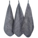 Sinland Microfiber Face Cloths for Bath Reusable Makeup Remover Cloth Ultra Soft and Absorbent Washcloths for Baby 12Inch x 12Inch (12pack, Grey) SINLAND