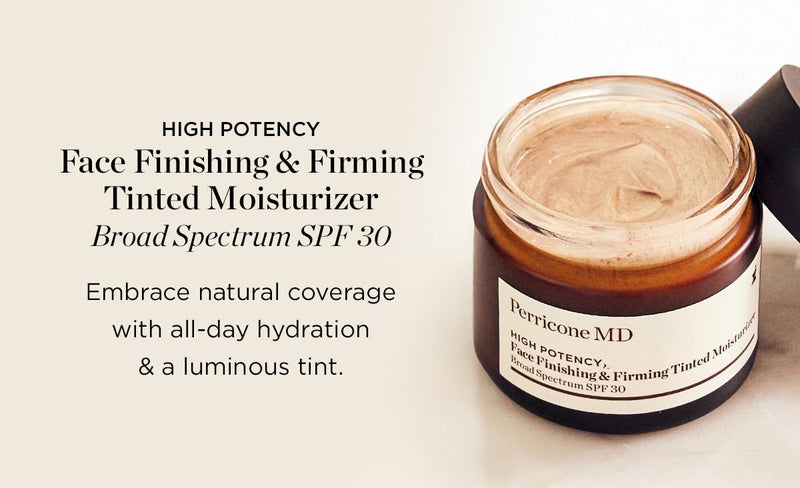 Perricone MD High Potency Classics: Face Finishing & Firming Tinted Moisturizer Broad Spectrum SPF 30 2 Ounce Infinity Warehouse