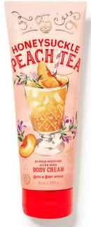 Bath & Body Works, Signature Collection Ultra Shea Body Cream 8 Ounce (Honeysuckle Peach Tea) Bath & Body Works