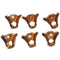 Camila Paris AD115/6 French Hair Clips for Women1/2 Inch, Set of 6 Extra Small Girls Hair Claw Clips Jaw Fashion Durable Styling Hair Accessories for Women, Strong Hold No Slip Grip, Made in France Camila