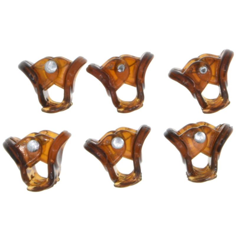 Camila Paris AD115/6 French Hair Clips for Women1/2 Inch, Set of 6 Extra Small Girls Hair Claw Clips Jaw Fashion Durable Styling Hair Accessories for Women, Strong Hold No Slip Grip, Made in France Camila