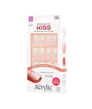 KISS Salon Acrylic Natural Nails 28pc Forbidden KSAN04 KISS
