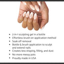IBD Building Gel, Hard Gel Nail Extension, Sheer Pink, 0.5 oz IBD