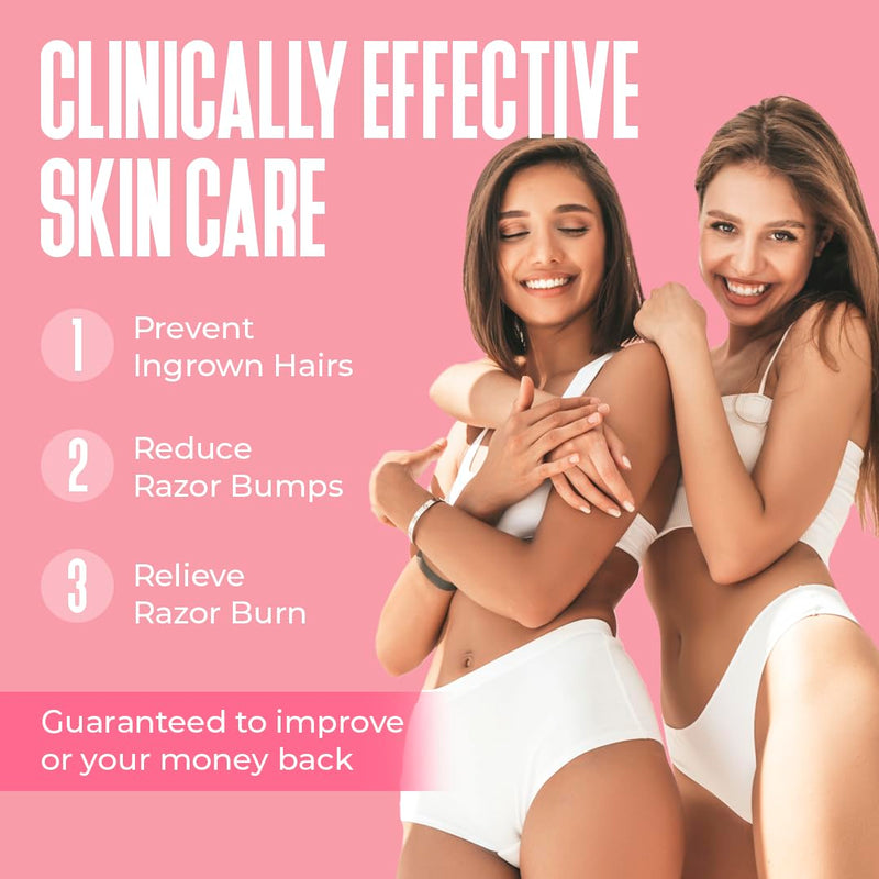 Razor Bump Stopper with Dark Spot Remover, Ingrown Hair Treatment for Bikini Area and Razor Bumps Treatment - Salicylic Acid After Shave Solution for Ingrown Hairs & Razor Burns Infinity Warehouse