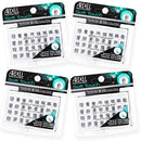 Ardell False Eyelashes Soft Touch Trios Individuals Medium Black 4 Pack Ardell