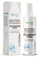 Biotin Hair Thickening Spray for Hair Growth Spray NATURAL Hair Thickener for Fine Hair Volume Spray for Fine Hair Volumizer for Hair Spray Color Safe - BIOTIN & CAFFEINE - Get Thicker Hair in Seconds Paisle Botanics