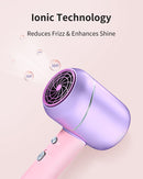 Hair Dryer, 7MAGIC Ionic Blow Dryer, 1875 Watt Powerful Fast Drying Hairdryer with Negative Ion Technology, Professional Hair Blow Dryer with Concentrator Nozzle Attachment for Women Travel Salon Home 7MAGIC