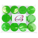 Beauticom 20 gram/20ml Empty Clear Small Round Travel Container Jar Pots with Lids for Make Up Powder, Eyeshadow Pigments, Lotion, Creams, Lip Balm, Lip Gloss, Samples (48 Pieces, Green) Beauticom