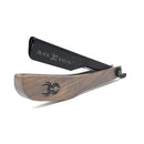 Barber Straight Razor, Professional Barber Straight Edge Razor - Barber Razor Compatible with Straight Razor Blade for Barber by Black Widow (1.5mm) (Wood) Black Widow Executive Brand Razor