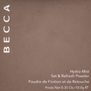 Becca Hydra-Mist Set & Refresh Powder for Women, 0.35 Oz Becca