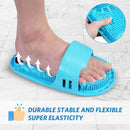 meidong Silicone Shower Foot Scrubber Personal Foot Massage and Cleaning, Non-Slip Foot Scrubber for Men and Women (1PCS Green) meidong