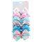 6 Pieces/Set 5 Inches Rainbow Printed Knot Ribbon Siwa Bows For Girls Handmade Boutique Hair Clips Children Hair Accessories (STYLE-1) TAYESHA