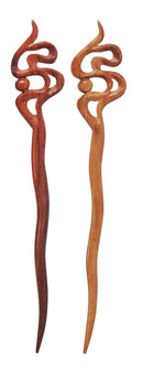 Marycrafts Artwork Wooden Hair Stick For Buns Hair Fork For Women Long Hair Marycrafts