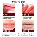 Adofect 30 Pieces Peach Moisturizing Collagen Lip Pads Crystal Pink Lip Care Gel Patches , Mouth & Lips Age Defying Masques - Great for Anti-Chapped, Anti-Wrinkle, Plump Your Lips ,Rose Red Adofect