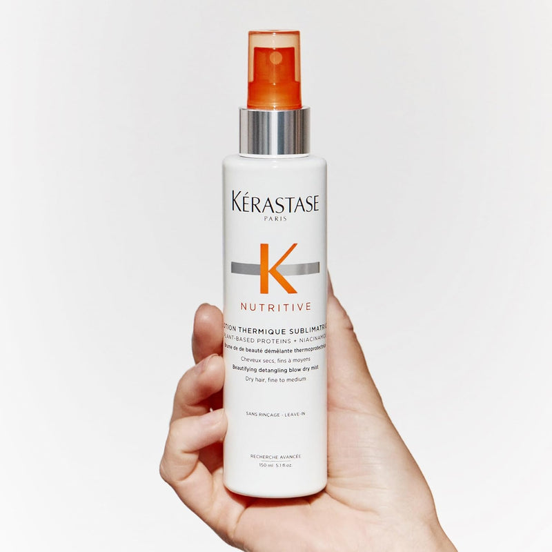 KERASTASE Nutritive Lotion Thermique Sublimatrice, Nourishing Heat Protecting Spray for Fine to Medium Dry Hair, Detangling and Frizz Reducing Leave-in Spray, 5.1 Fl Oz Infinity Warehouse