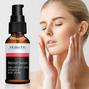 Retinol Serum 2.5% with Hyaluronic Acid, Aloe Vera, Vitamin E - Boost Collagen Production, Reduce Wrinkles, Fine Lines, Even Skin Tone, Age Spots, Sun Spots - 1 fl oz - Yeouth … (2oz) Yeouth Store